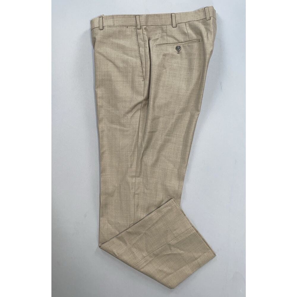 J Hilburn Bespoke Vitale Barberis Canonico Wool Dress Pants. John Major. 36X30